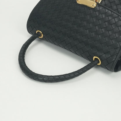 Bottega Veneta Intrecciato Tote Bag Leather Black Gold — view 4
