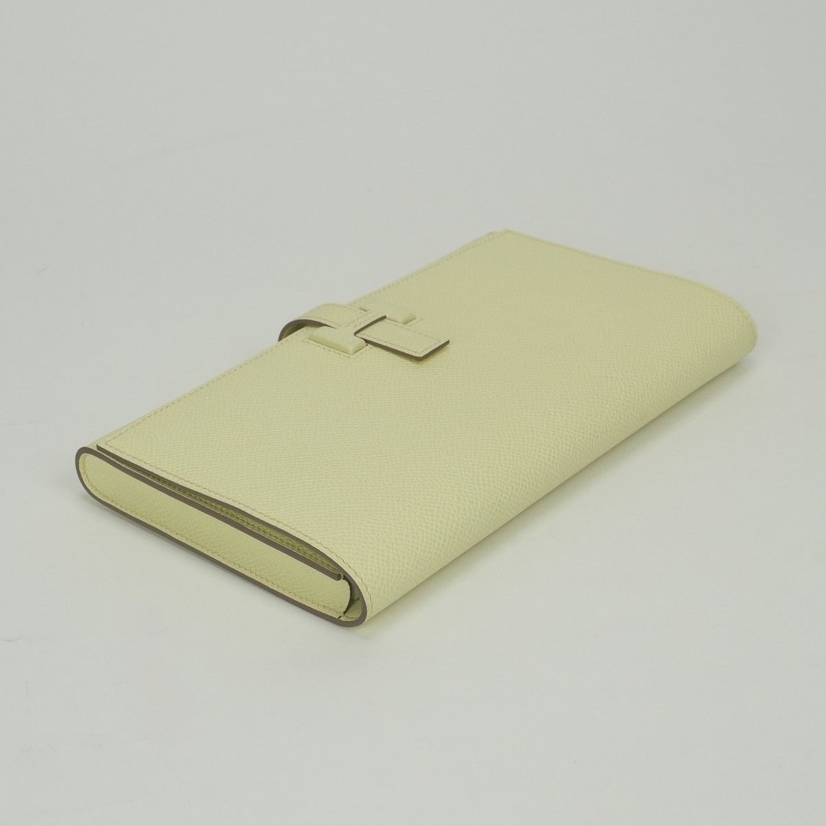 Hermes New Passant Wallet Epsom Jaune Milton Yellow — view 3
