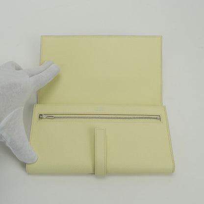 Hermes New Passant Wallet Epsom Jaune Milton Yellow — view 5