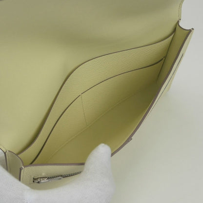 Hermes New Passant Wallet Epsom Jaune Milton Yellow — view 6