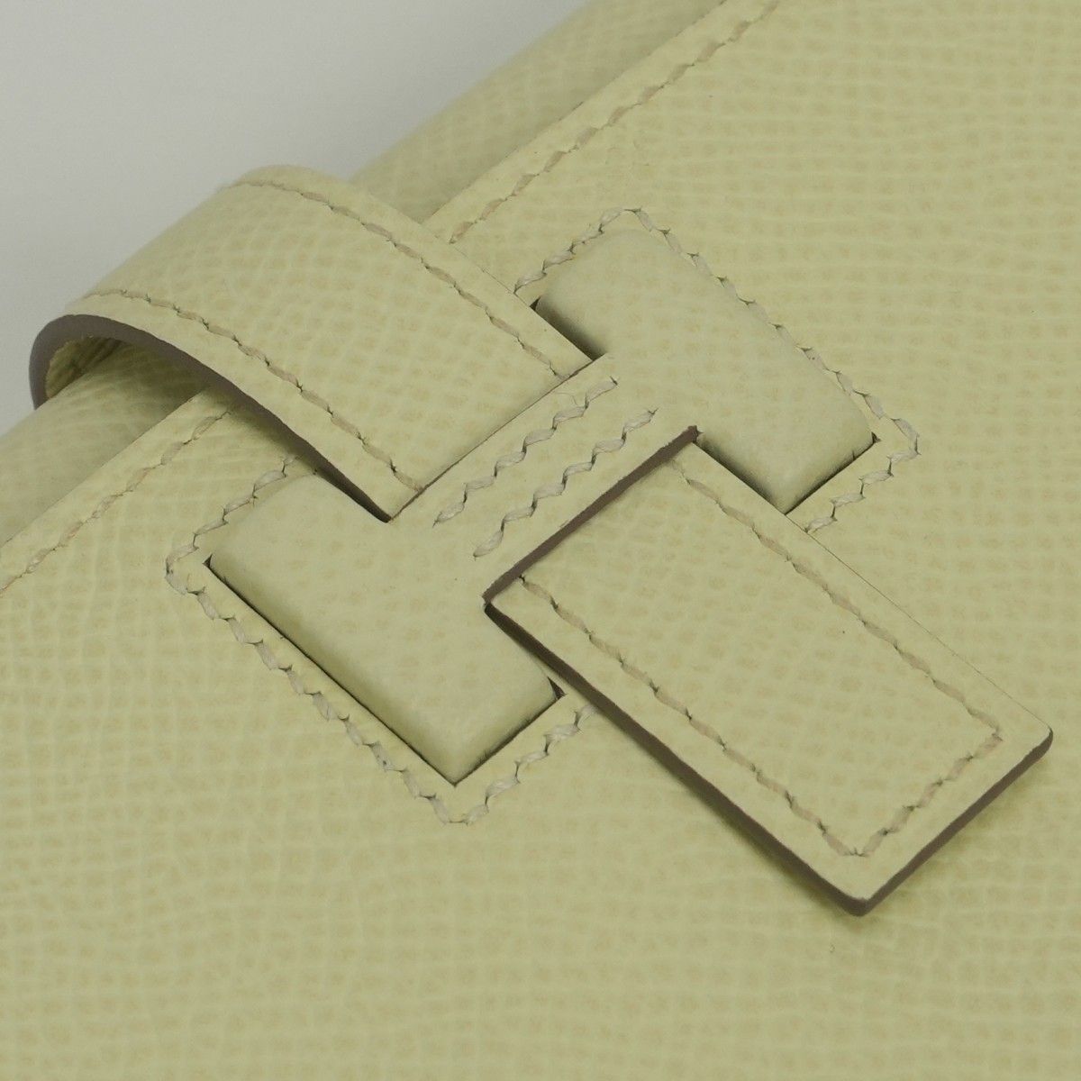 Hermes New Passant Wallet Epsom Jaune Milton Yellow — view 8