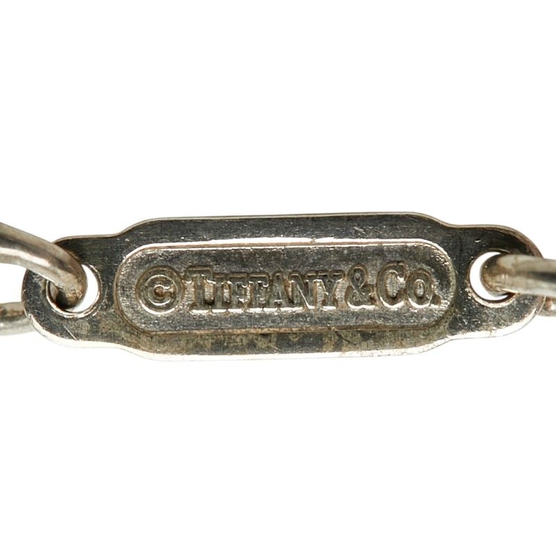 Tiffany & Co Atlas Plate Chain Pendant Necklace Silver — view 8