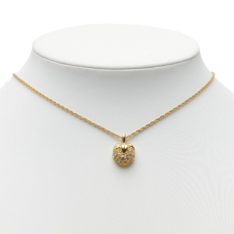 Dior Fruit Chain Pendant Necklace Gold Plated — view 7