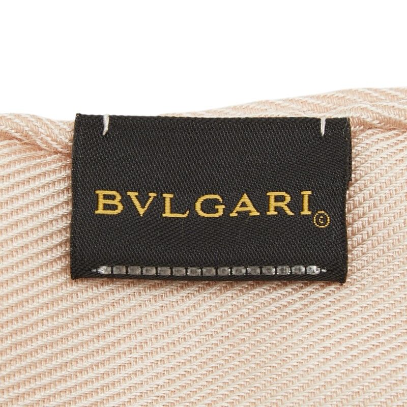 Bvlgari Logomania Pink Silk Scarf — view 4