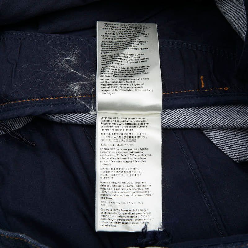 Fendi Mini Skirt Indigo Blue Denim — view 7