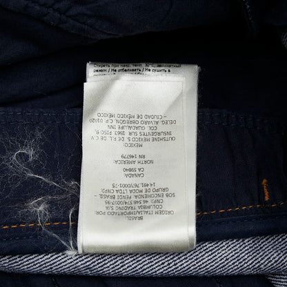 Fendi Mini Skirt Indigo Blue Denim — view 9