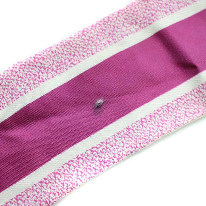 Dior Lucky Star Mitzah Ribbon Scarf Logo Silk All Over Pattern Pink — view 5