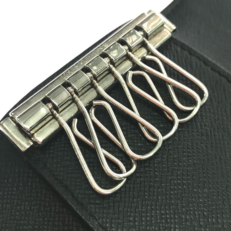 Louis Vuitton Key Case Damier Graphite Multicles 6 Initial Gray Holder