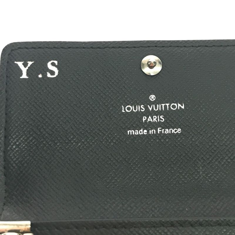 Louis Vuitton Key Case Damier Graphite Multicles 6 Initial Gray Holder
