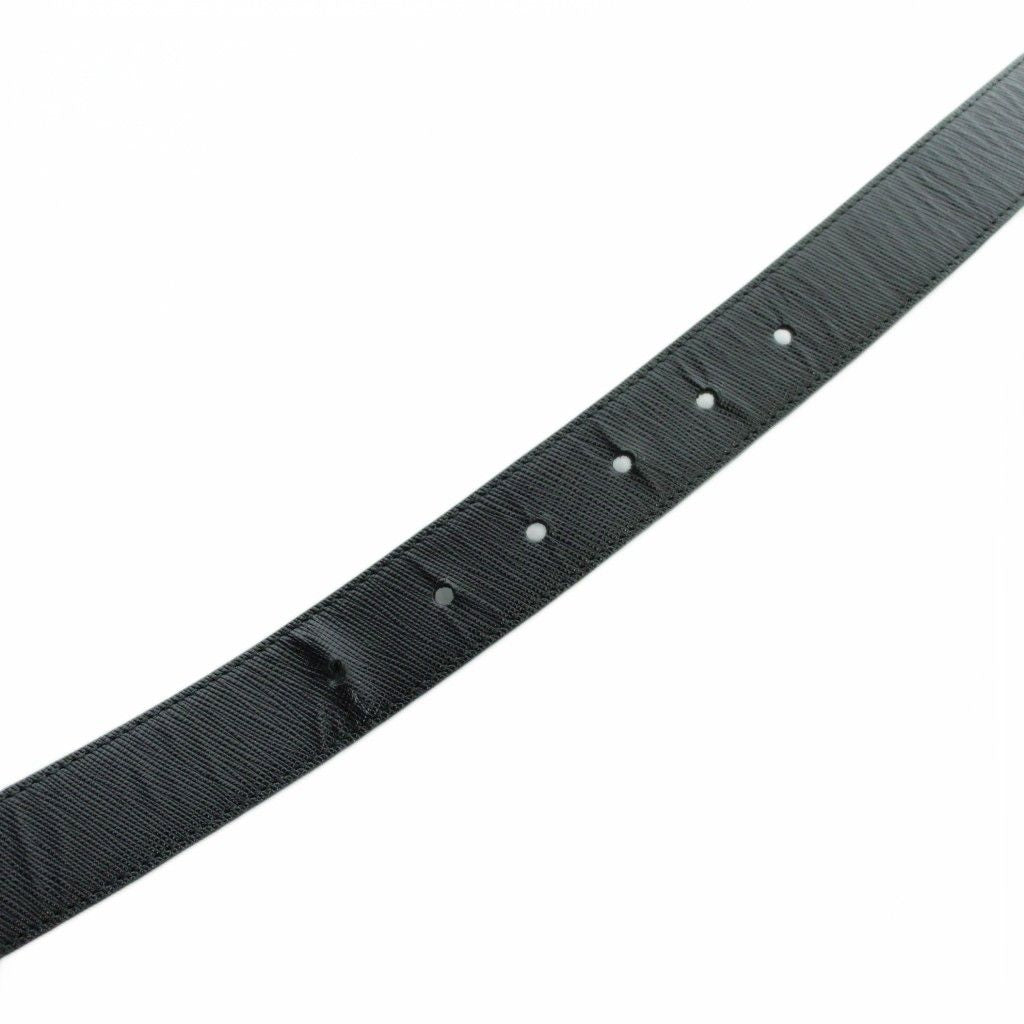Prada Belt Love Logo Leather 26 Black — view 7