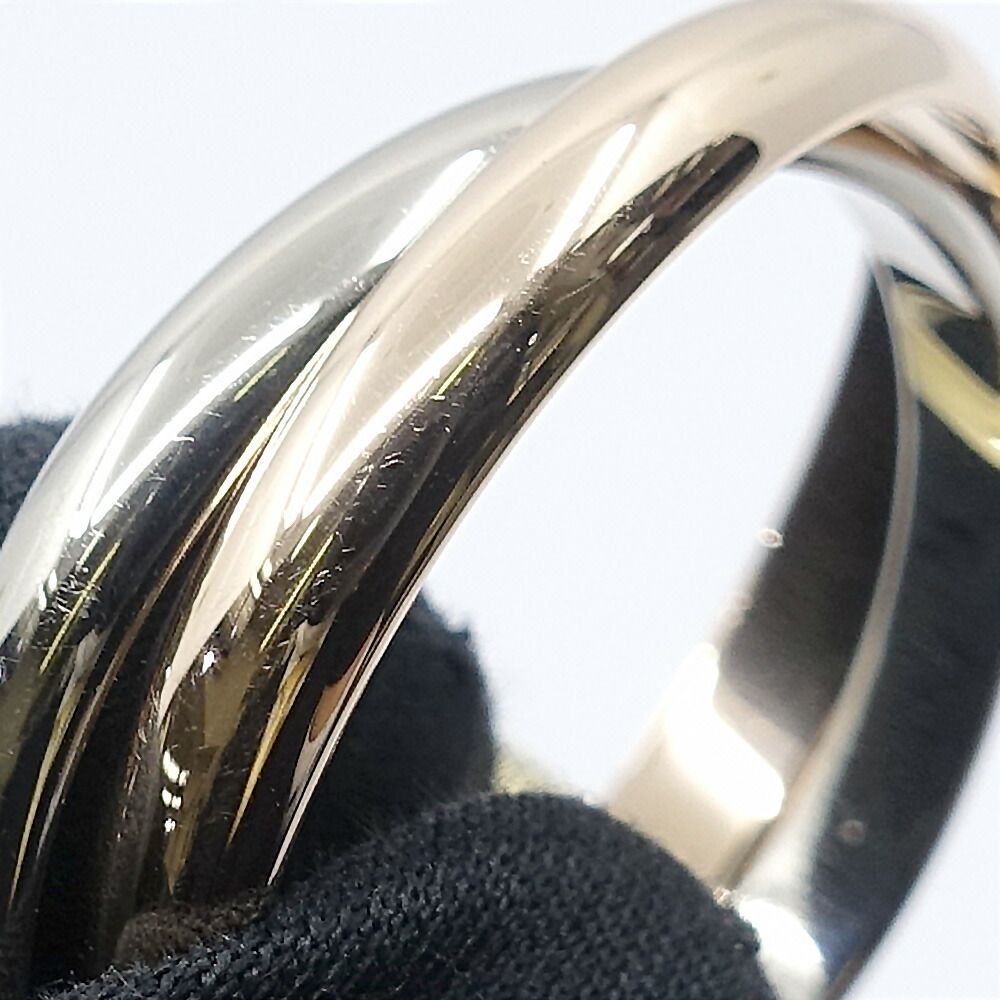 Cartier Ring Trinity 750 18K YG WG PG Triple Color 62 JP — view 6