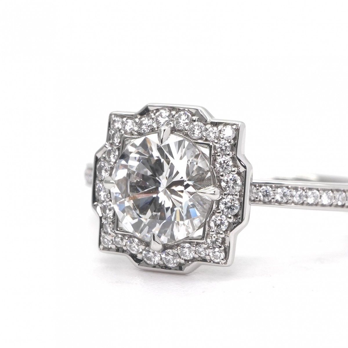 Harry Winston Bell Engagement Ring — view 4