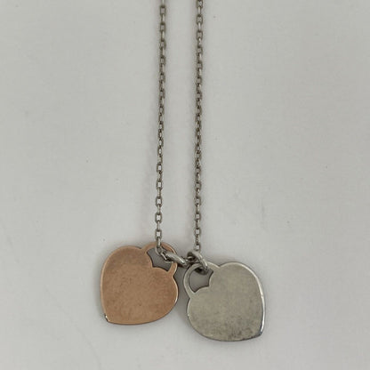 Tiffany & Co. Return to Double Necklace Silver Pink — view 2