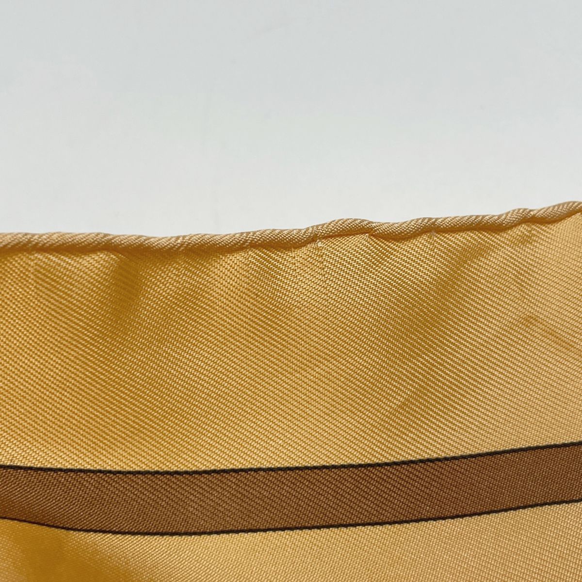 Hermes Carre 90 Casse Noisette Nutcracker Squirrel Pattern Nut Scarf Silk Yellow Multicolor — view 5