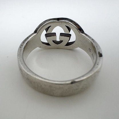 Gucci Interlocking Ring Silver — view 4
