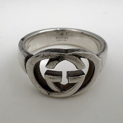Gucci Interlocking Ring Silver — view 2