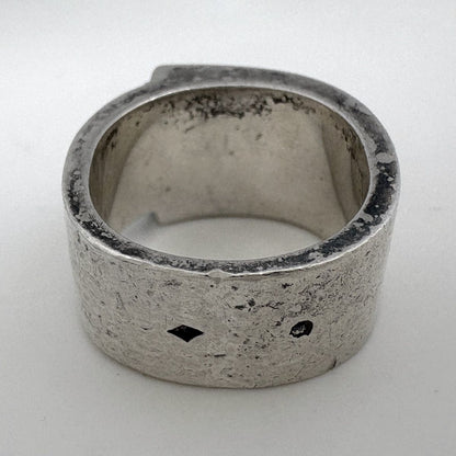 Hermes Candy Ring Logo Silver Blue — view 4