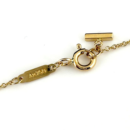 Tiffany & Co T Smile Mini Necklace YG Yellow Gold — view 4
