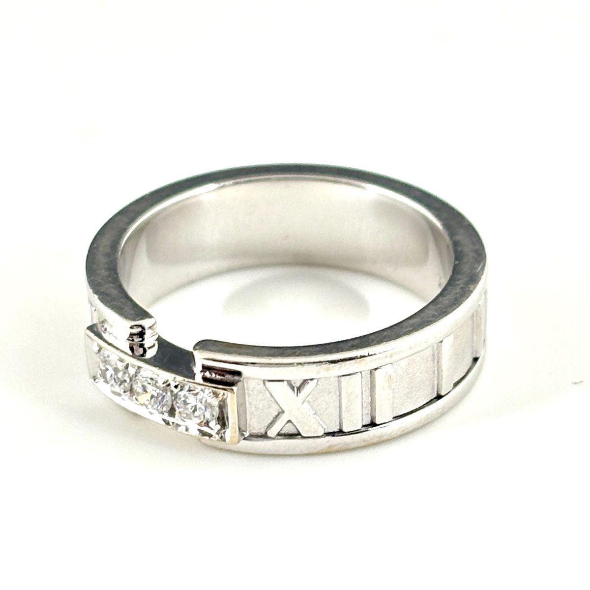 Tiffany & Co Atlas Ring Pave Diamond — view 4