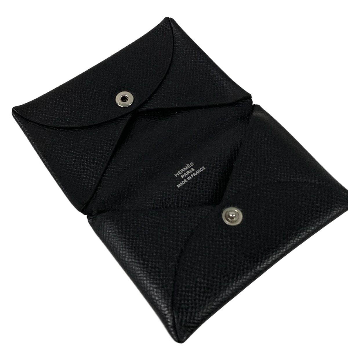 Hermes Coin Case Calvi Black — view 3