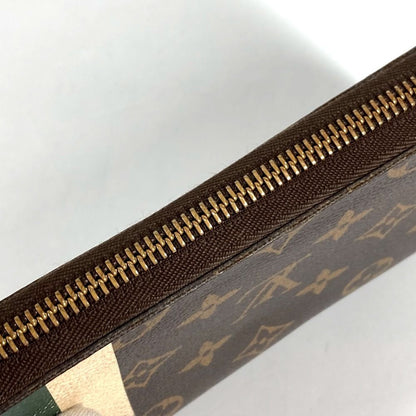 Louis Vuitton Wallet Zippy Organizer Belboy Monogram Canvas Green Brown — view 3