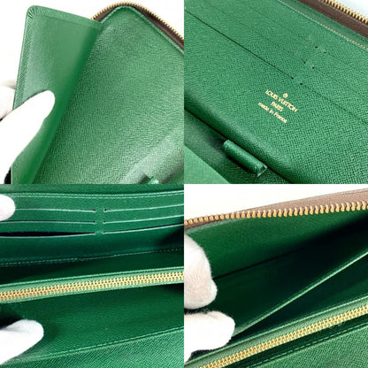 Louis Vuitton Wallet Zippy Organizer Belboy Monogram Canvas Green Brown — view 8