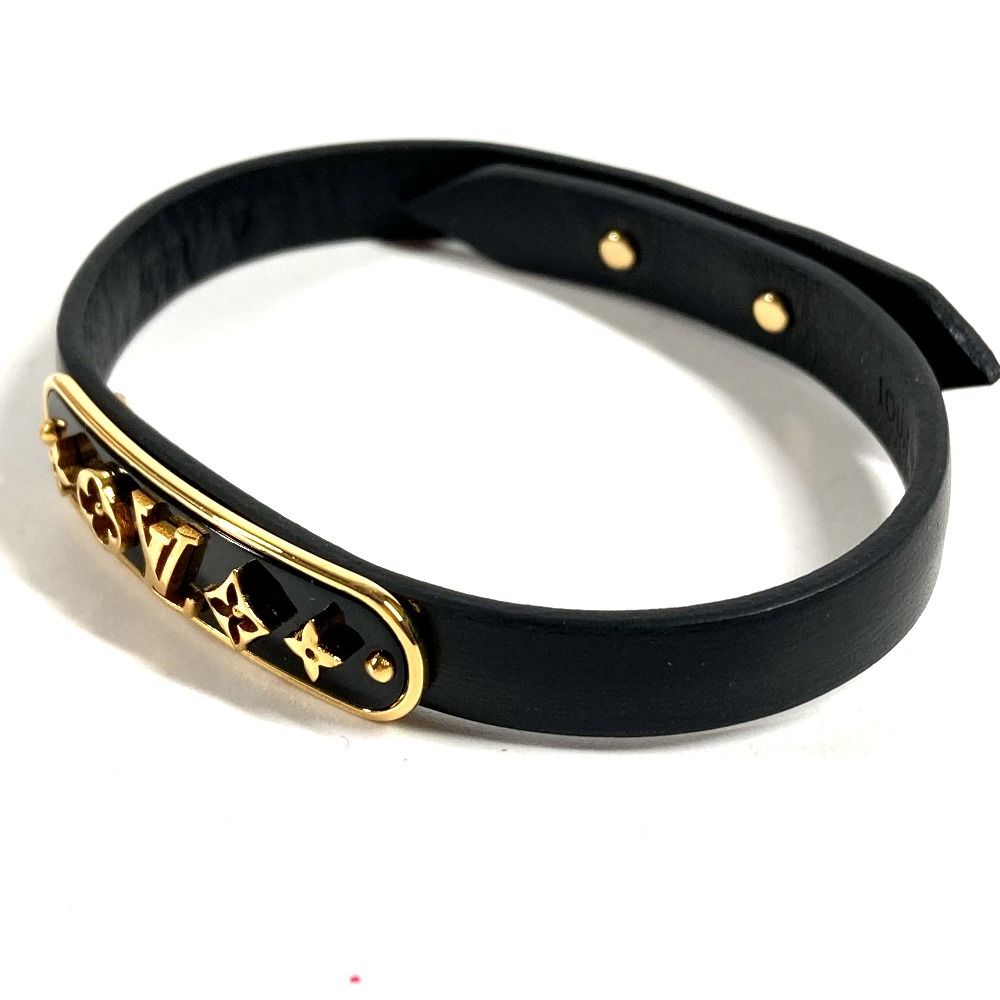 Louis Vuitton Bracelet Monogram Flower Cru Za Leather — view 3