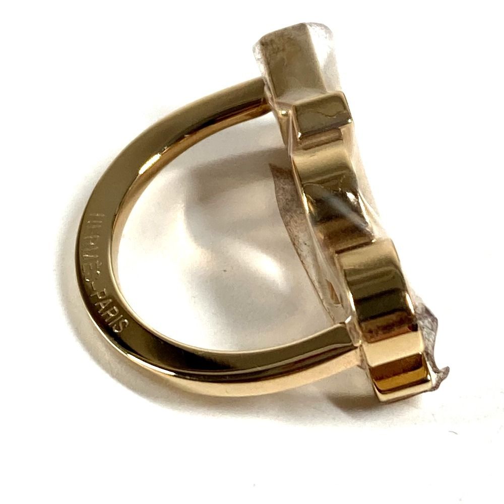 Hermes Scarf Ring Soie Logo Metal Gold — view 5