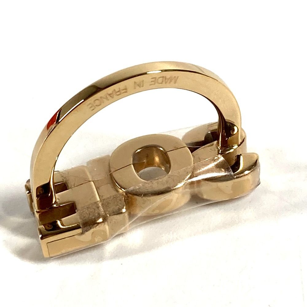 Hermes Scarf Ring Soie Logo Metal Gold — view 6