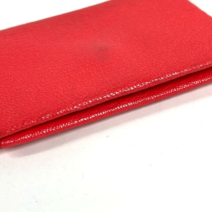 Hermes Card Case Calvi Verso Bicolor Chevre Red — view 4