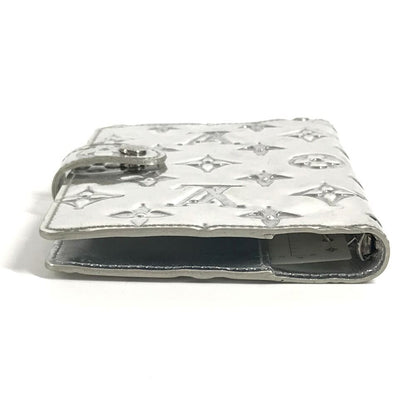 Louis Vuitton Notebook Cover Agenda PM Leather Silver — view 4