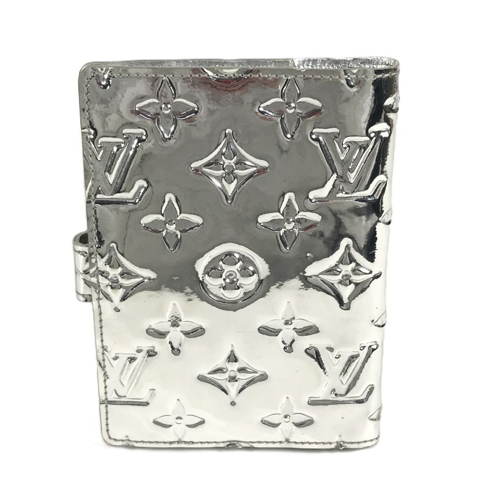Louis Vuitton Notebook Cover Agenda PM Leather Silver — view 5
