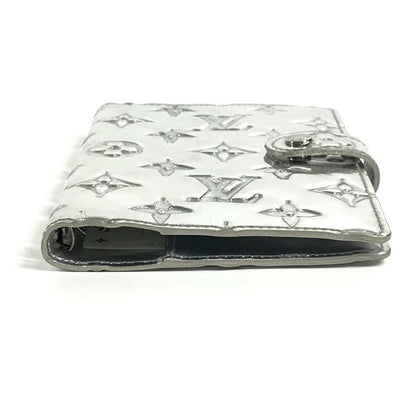 Louis Vuitton Notebook Cover Agenda PM Leather Silver — view 2
