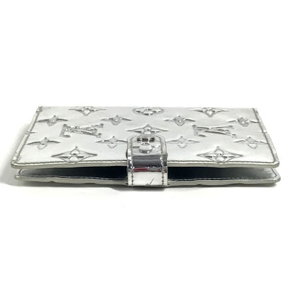 Louis Vuitton Notebook Cover Agenda PM Leather Silver — view 3