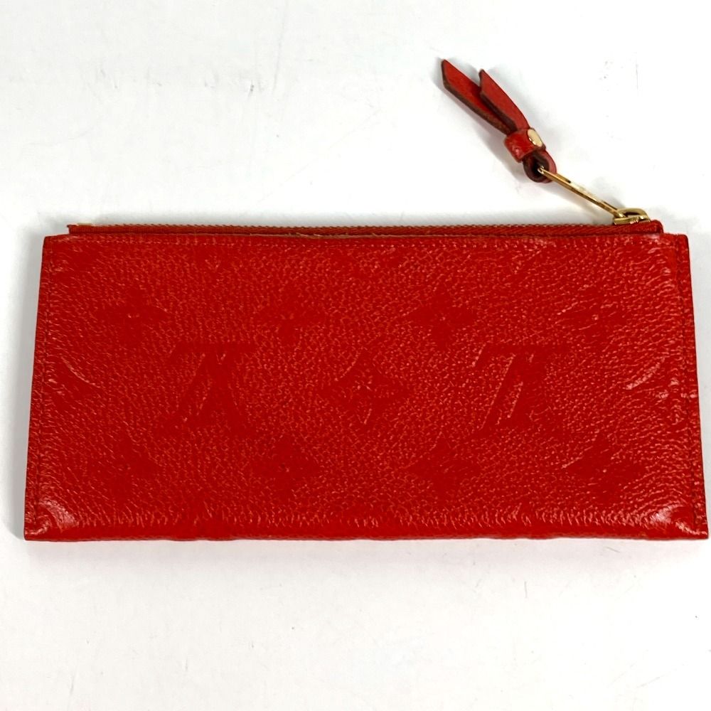 Louis Vuitton Wallet Portefeuille Monogram Empreinte Leather Orian Red — view 4