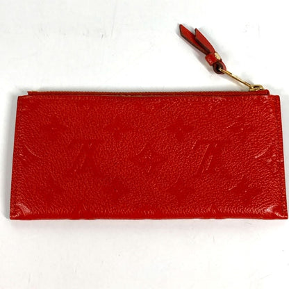 Louis Vuitton Wallet Portefeuille Monogram Empreinte Leather Orian Red — view 4