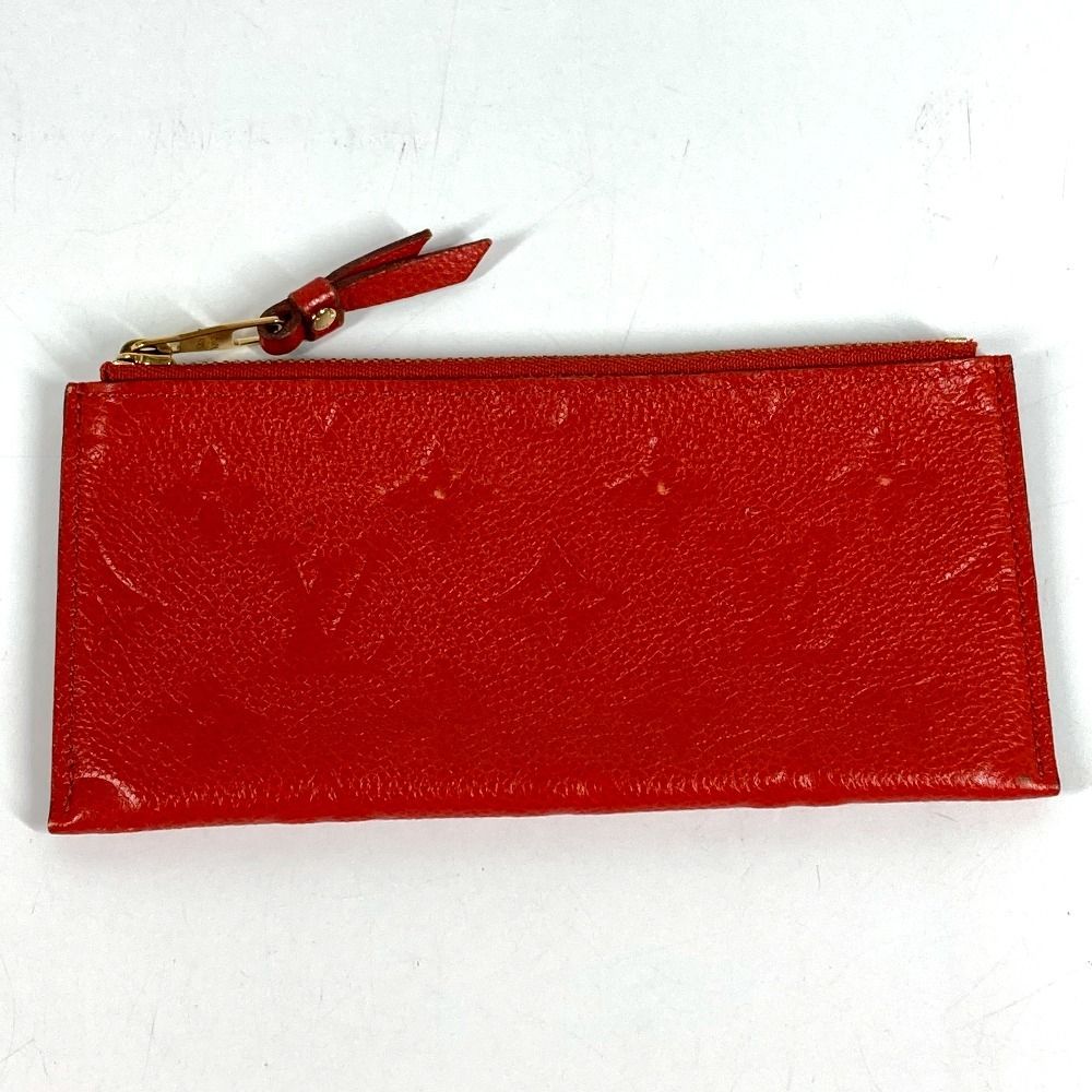 Louis Vuitton Wallet Portefeuille Monogram Empreinte Leather Orian Red — view 3