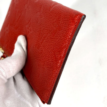 Louis Vuitton Wallet Portefeuille Monogram Empreinte Leather Orian Red — view 6