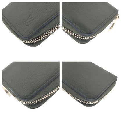 Louis Vuitton Taurillon Zippy Wallet Vertical Black Silver Leather — view 4