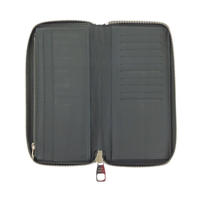 Louis Vuitton Taurillon Zippy Wallet Vertical Black Silver Leather — view 8