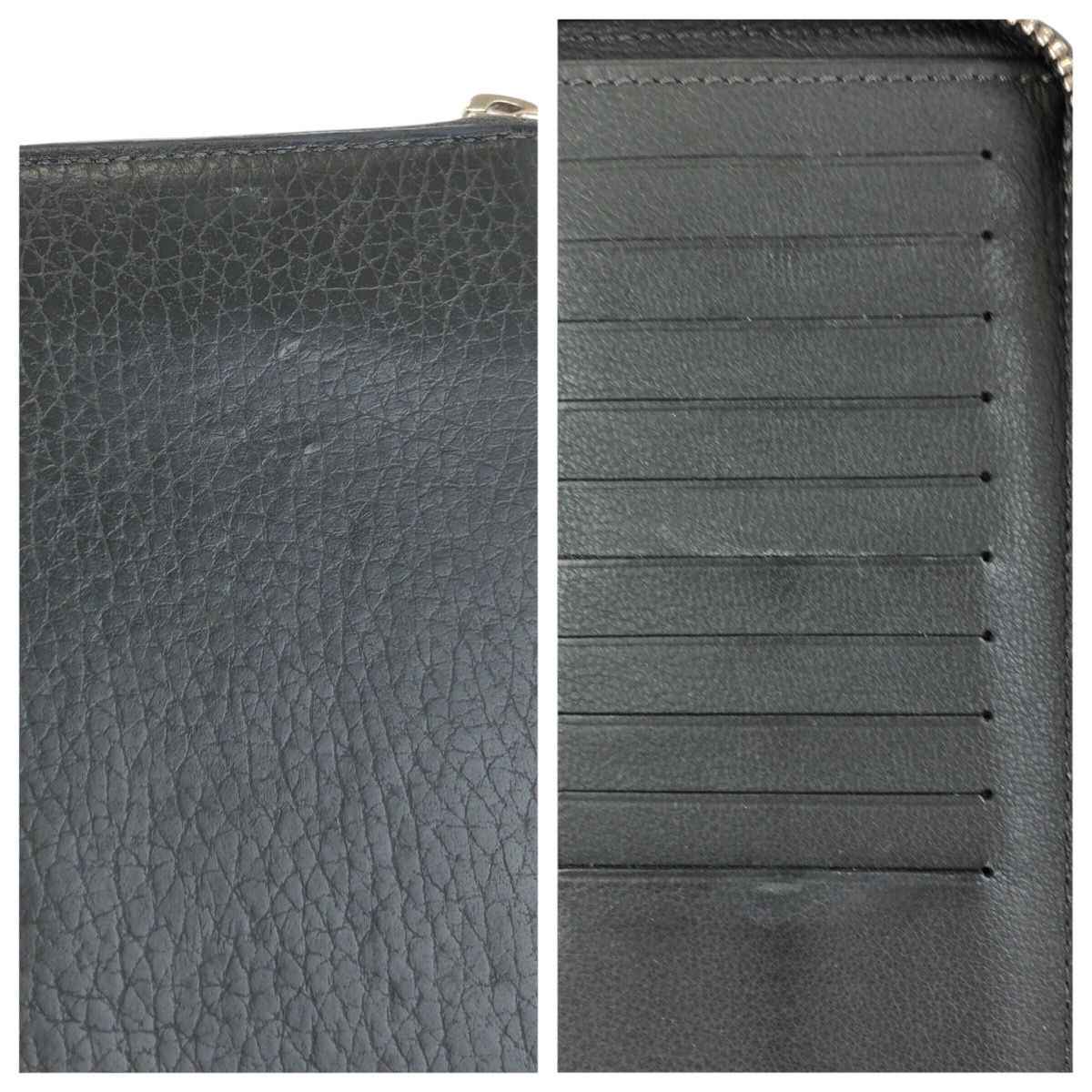 Louis Vuitton Taurillon Zippy Wallet Vertical Black Silver Leather — view 7