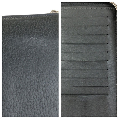 Louis Vuitton Taurillon Zippy Wallet Vertical Black Silver Leather — view 7