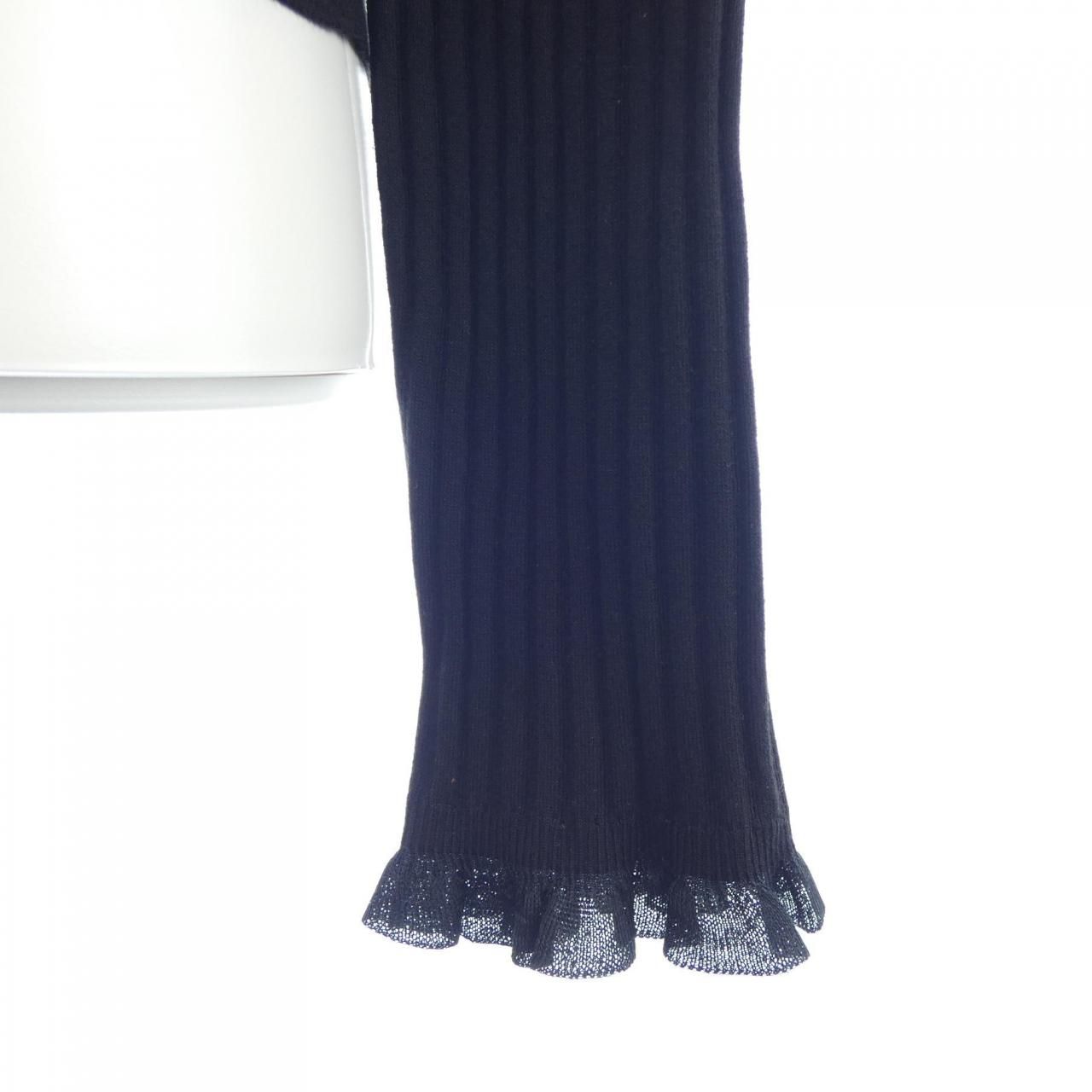 Hermes Knit Top Black 36 Translucency — view 6