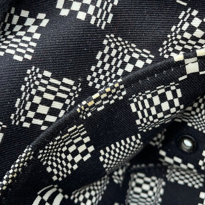 Louis Vuitton Hat Bonneted Damier Reversible Bucket Hat Cotton Black White