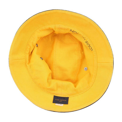 Louis Vuitton Hat Reversible Bucket Hat 58 Hat Black Yellow