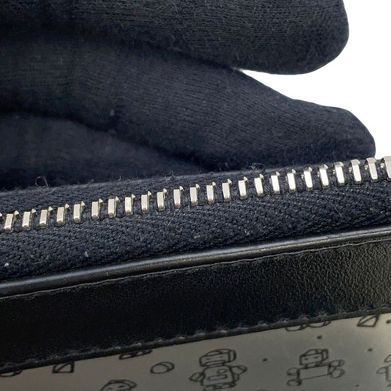 Saint Laurent Paris Clutch Robot Black Silver-black
