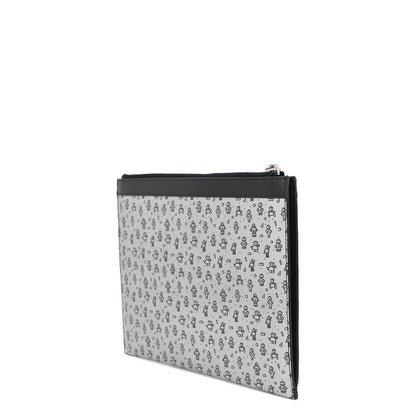 Saint Laurent Paris Clutch Robot Black Silver-black