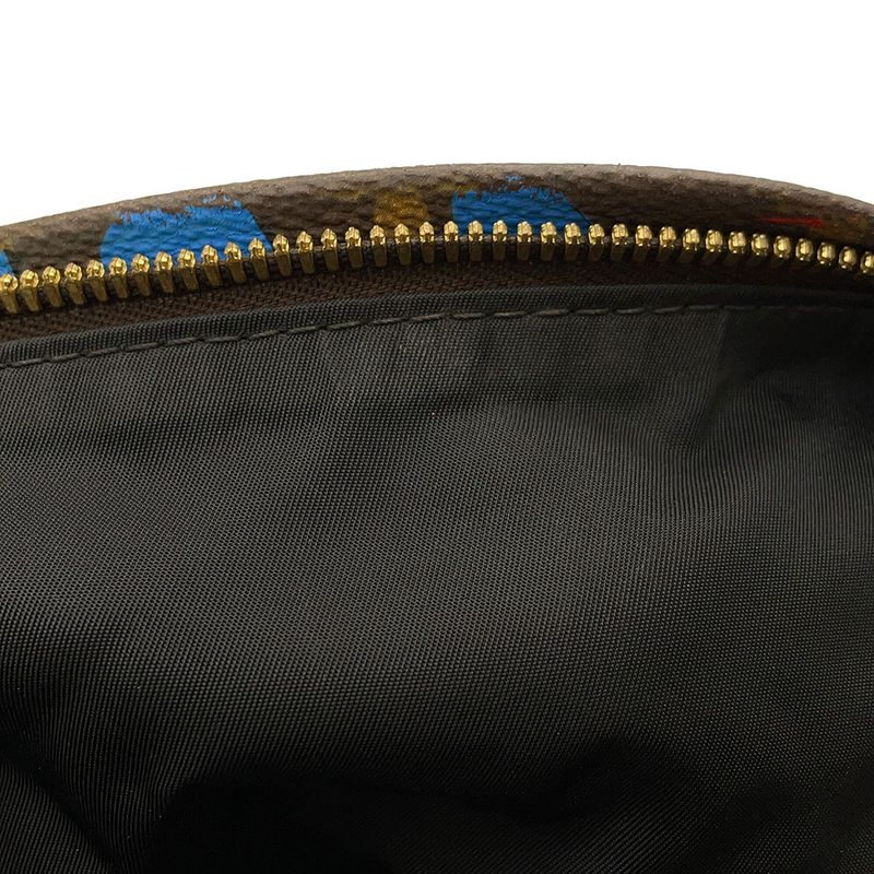 Louis Vuitton Backpack Monogram Jungle Dot Palm Spring PM Noir Black Red Blue