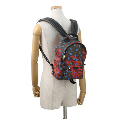 Louis Vuitton Backpack Monogram Jungle Dot Palm Spring PM Noir Black Red Blue