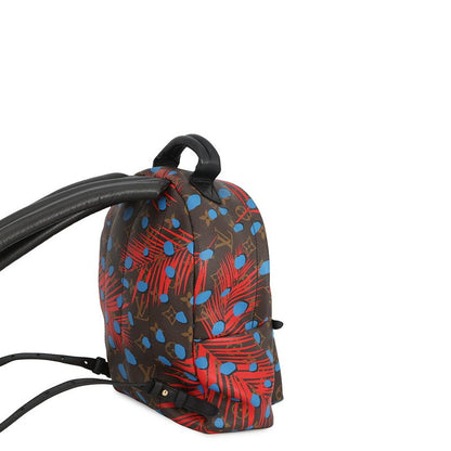 Louis Vuitton Backpack Monogram Jungle Dot Palm Spring PM Noir Black Red Blue